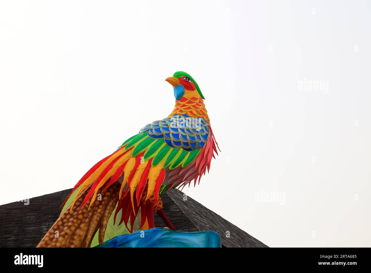lantern of seven colored Phoenix style Stock Photo Alamy