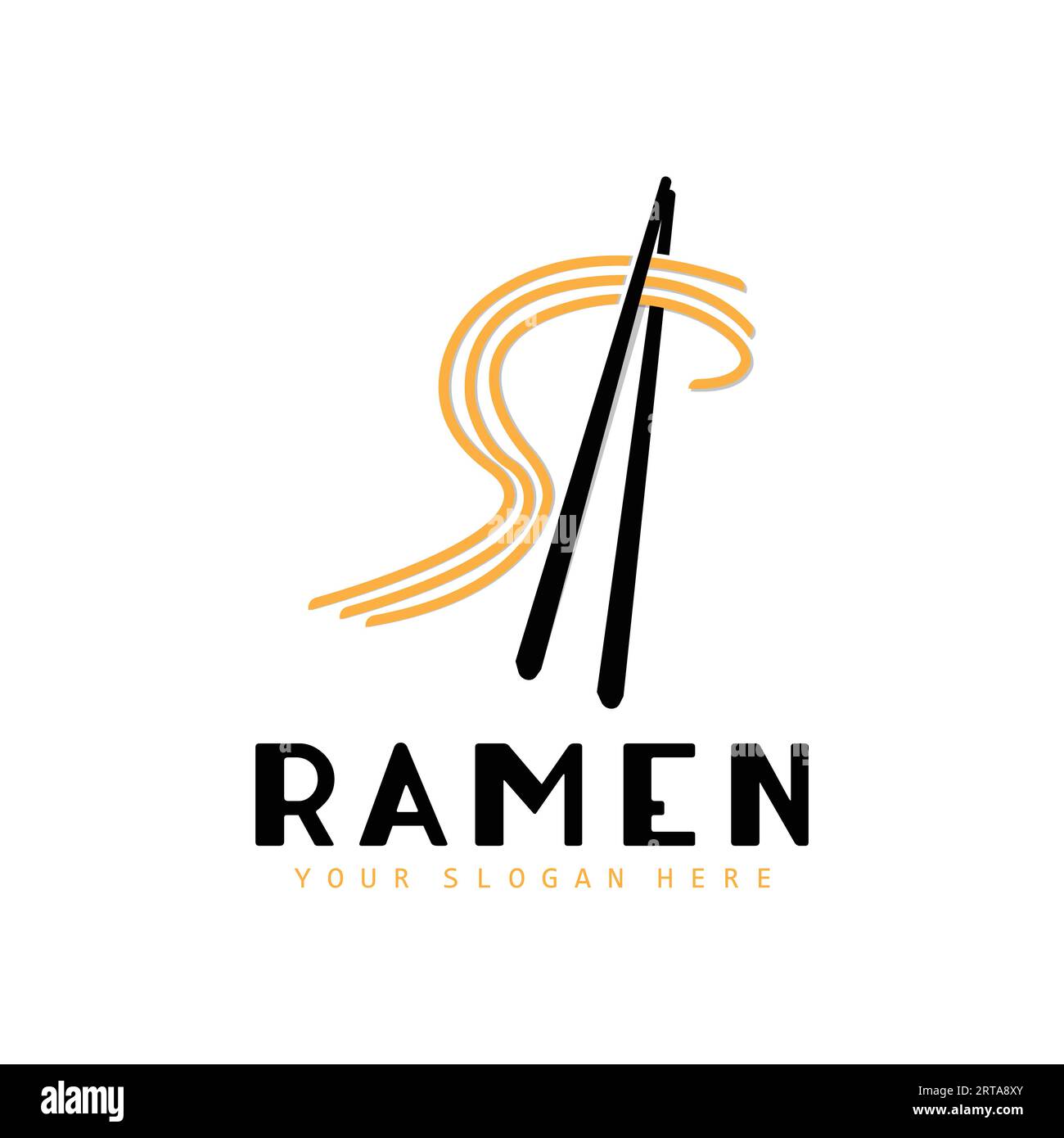 Noodle Logo Ramen Vector Chinese Food Fast Food Restaurant Brand noodle-logo-ramen-vector-chinese-food-fast-food-restaurant-brand