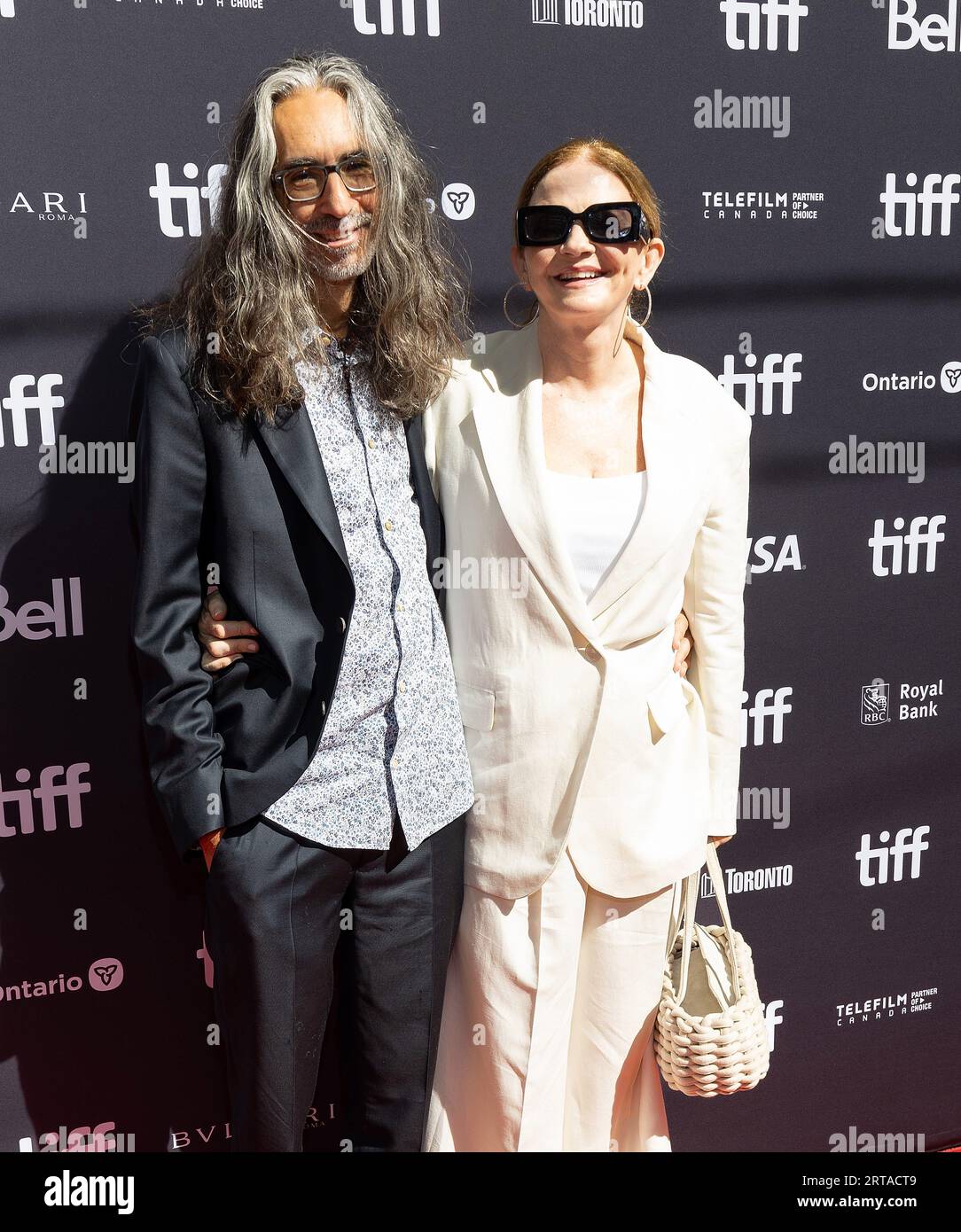 Toronto, Canada. 11th Sep, 2023. Anand Tucker, Sharon Maguire attends 'The Critic' premiere during the 2023 Toronto International Film Festival at Princess of Wales Theatre on September 11, 2023 in Toronto, Ontario. Photo: PICJER/imageSPACE Credit: Imagespace/Alamy Live News Stock Photo