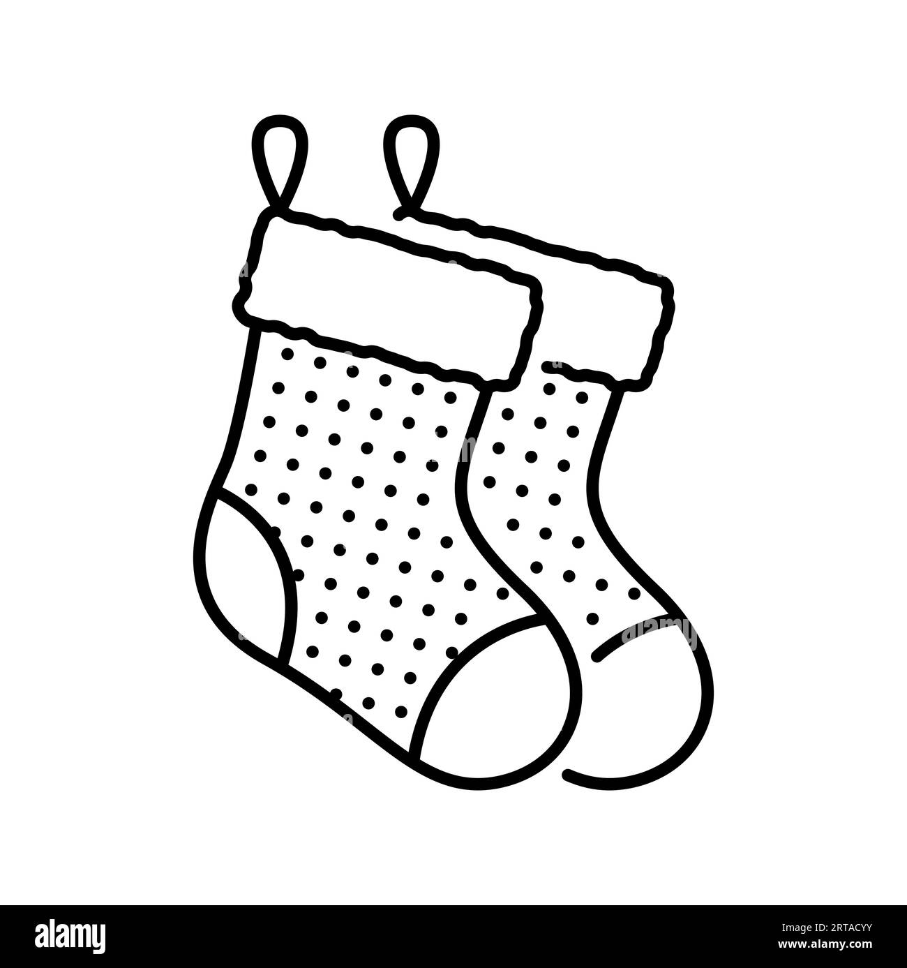 Stocking stockings Black and White Stock Photos & Images - Alamy