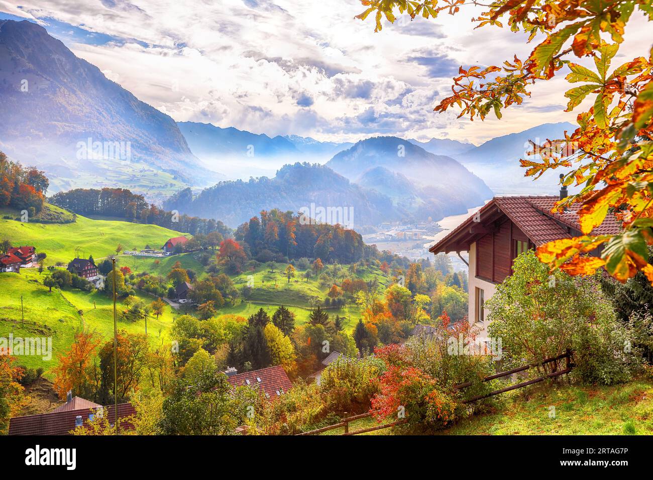 exciting-autumn-view-on-suburb-of-stansstad-city-and-lucerne-lake-with
