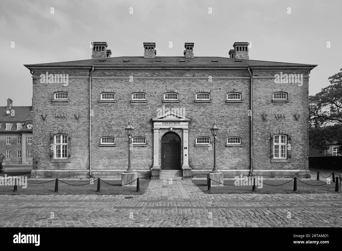 Holmens Arrest (jail house), designed by C.T. Andersen, 1890-91; Holmen, Copenhagen, Denmark Stock Photo
