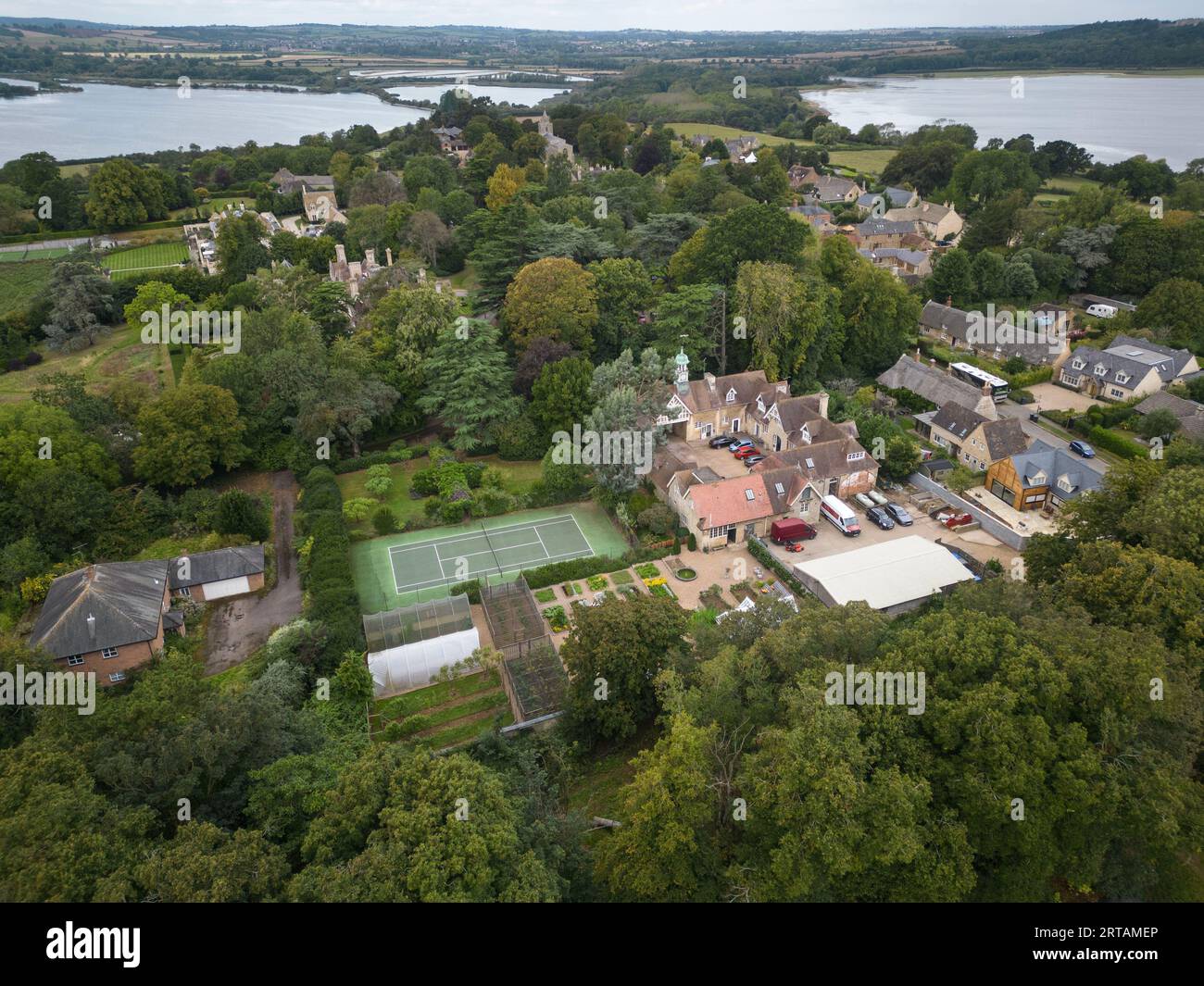 11th September 2023 The village of Hambleton on the Rutland Water