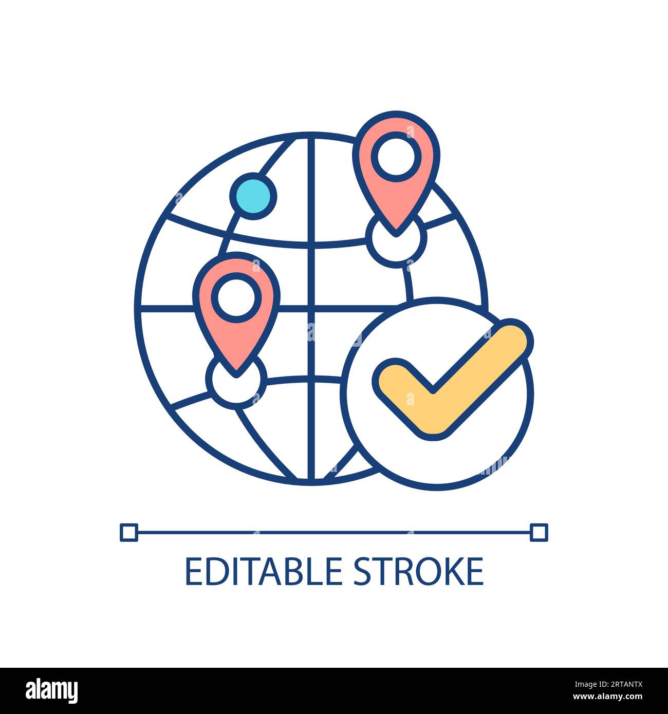 Customizable accessibility linear icon Stock Vector Image & Art - Alamy