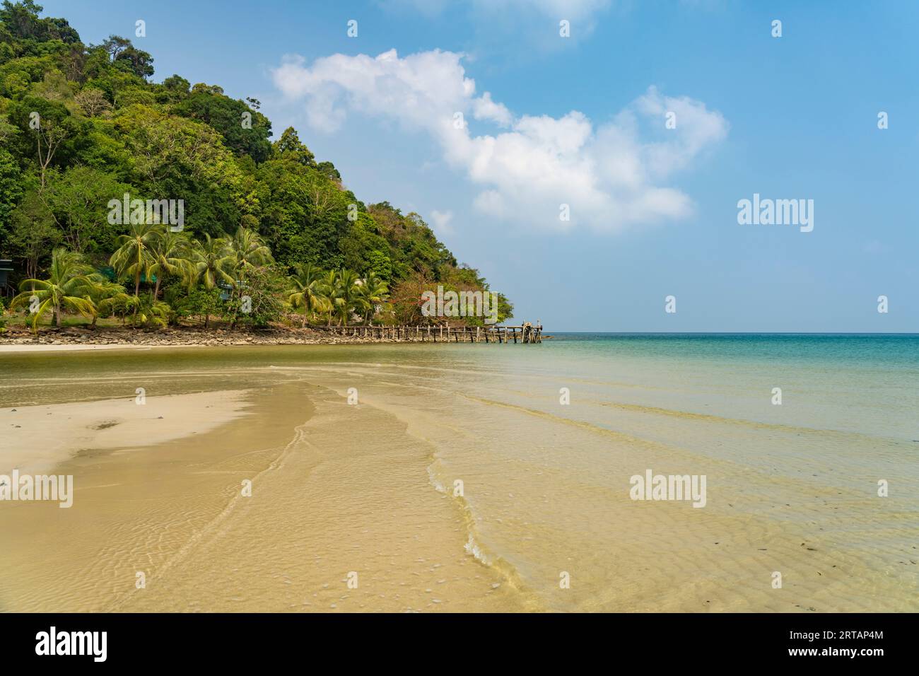 Bang Bao beach and bay, Ko Kut or Koh Kood island in the Gulf of Thailand, Asia Stock Photo