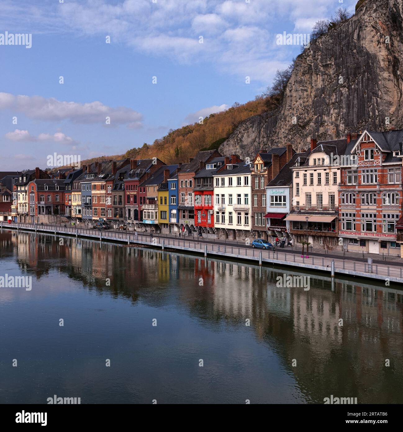 The birthplace of the saxophone, Dinant, Belgium Stock Photo Alamy