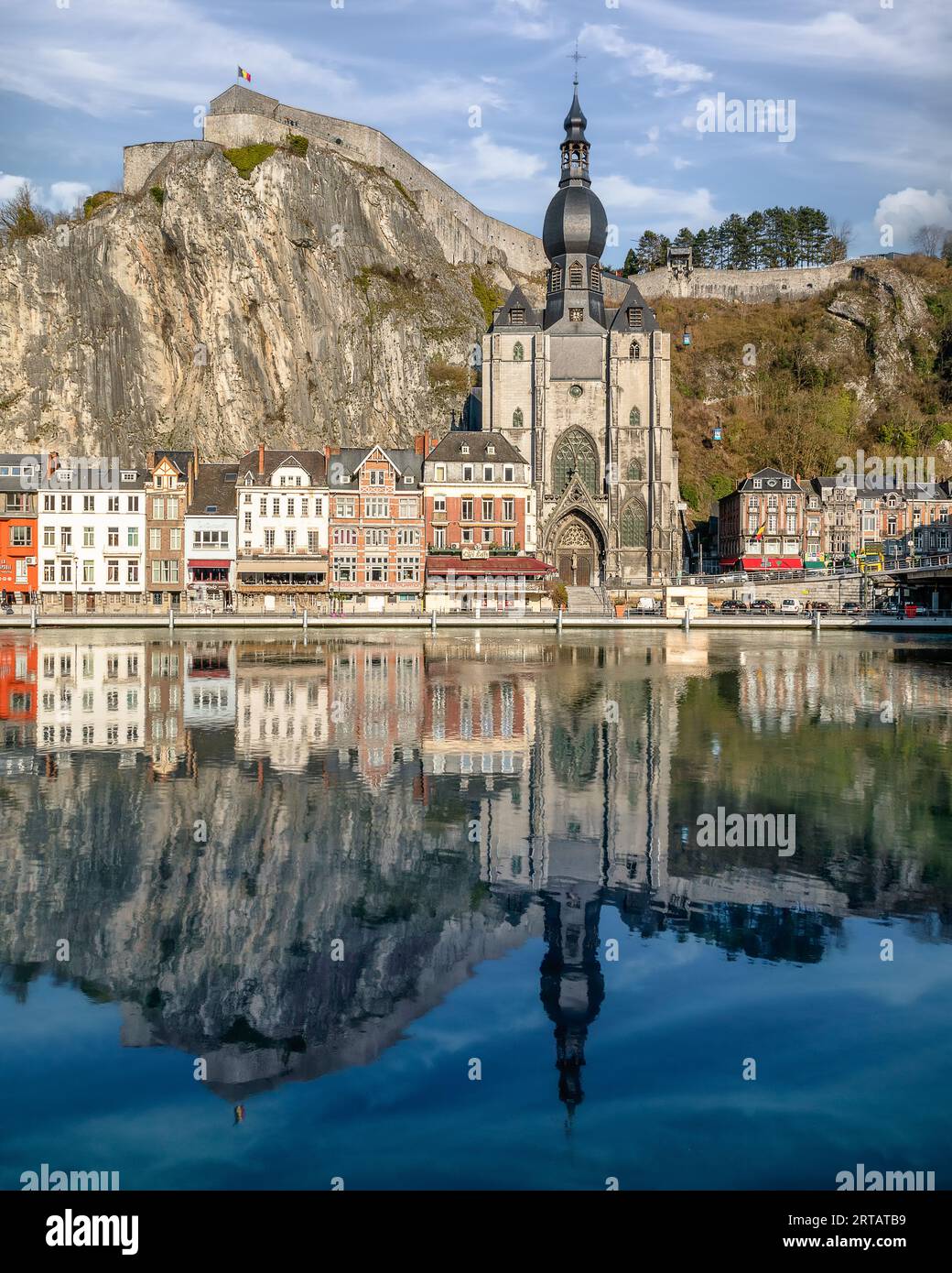 The birthplace of the saxophone, Dinant, Belgium Stock Photo Alamy