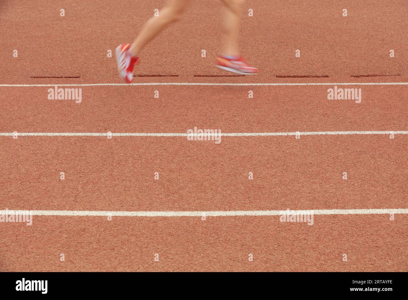 Long distance runners are running on the track Stock Photo Alamy