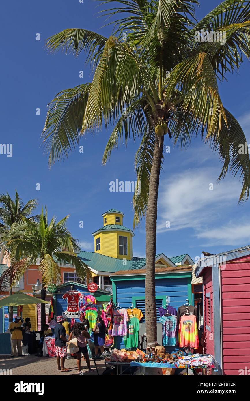 Souvenir shops at the Prince Cruise Terminal, Nassau, New