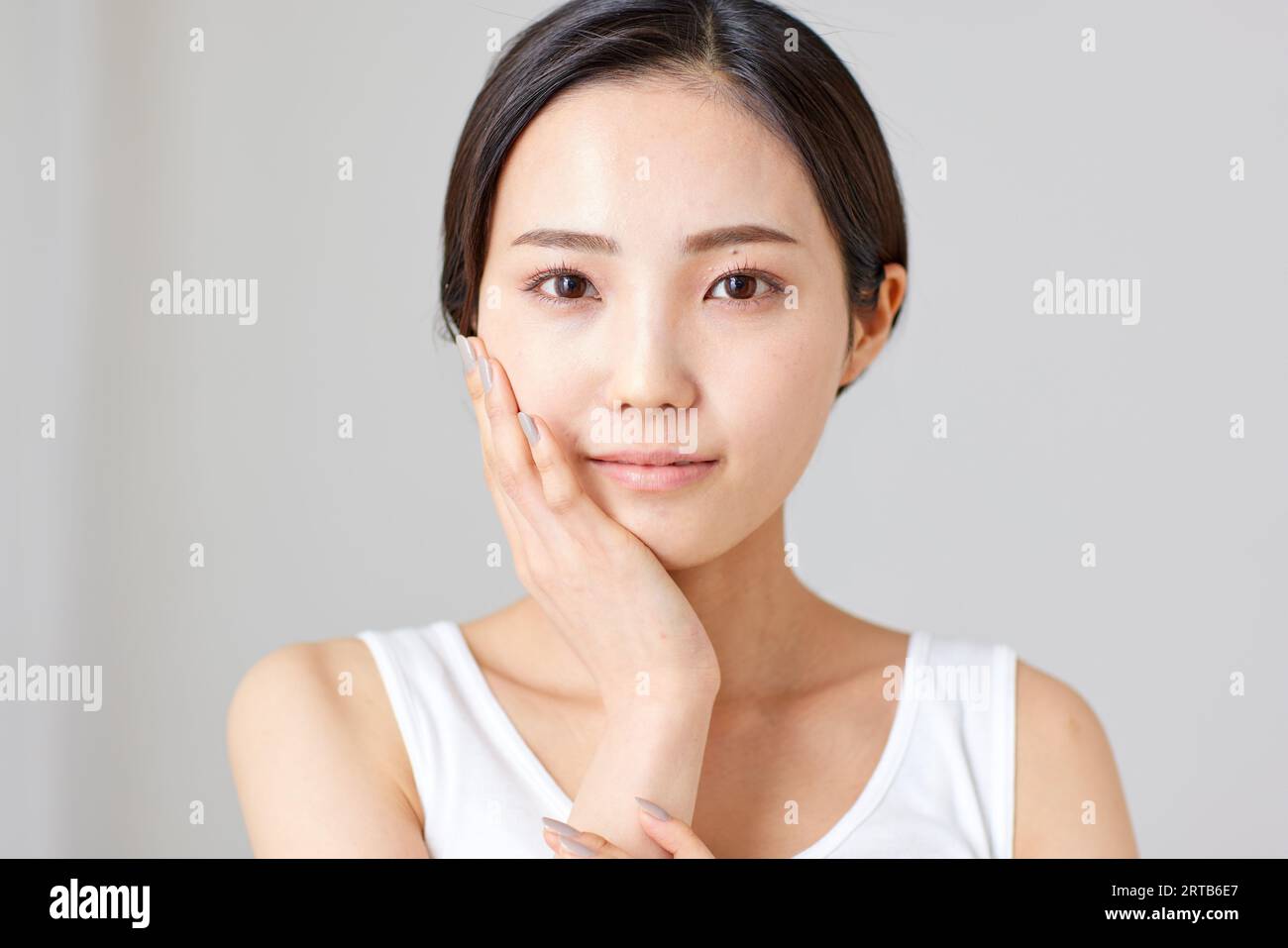 Young Japanese woman beauty portrait Stock Photo