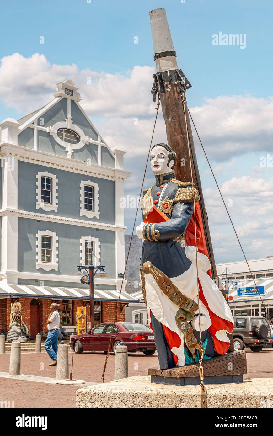 Historic ships figurehead at the V & A Waterfront in Cape Town, South