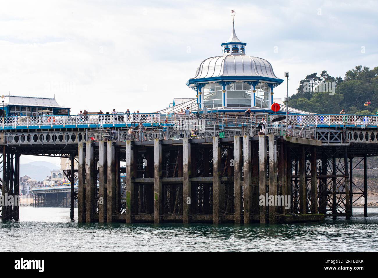 Llandudno pier Stock Photo