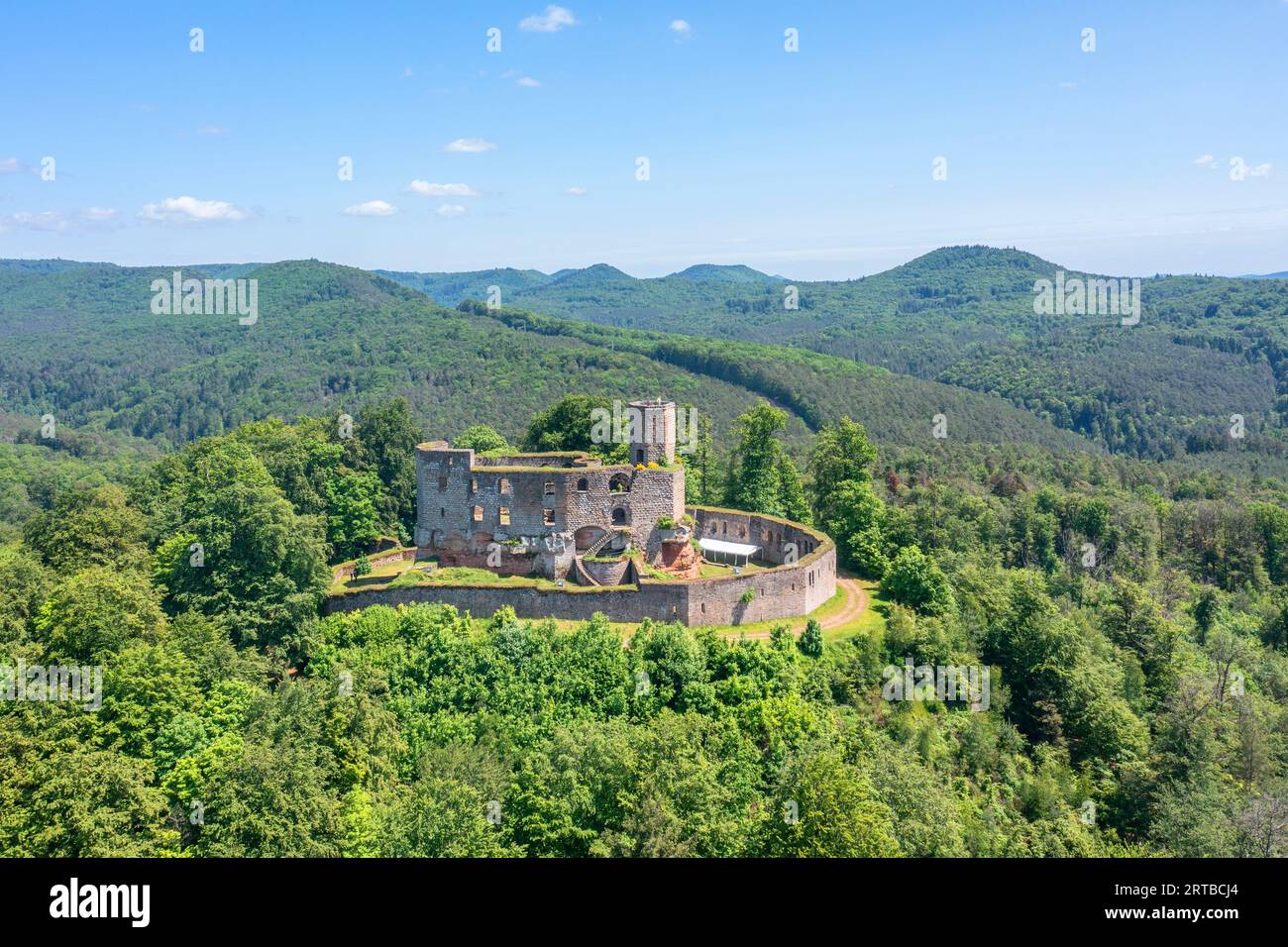 Graefenstein Castle, Merzalben, Palatinate Forest, Rhineland-Palatinate ...
