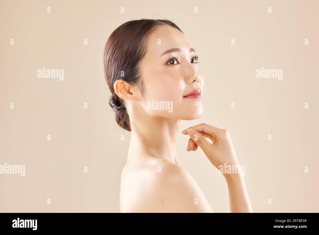 Japanese woman beauty portrait Stock Photo