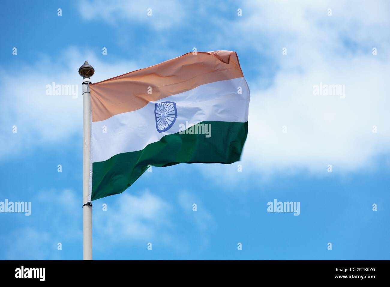 Indian flag and waving hi-res stock photography and images - Alamy