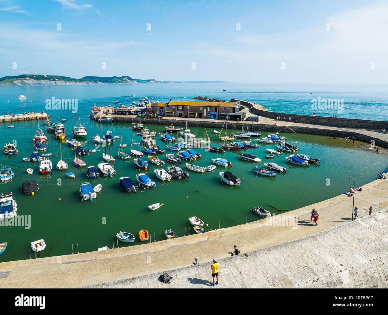 Lyme regis coast summer beach hi-res stock photography and images - Alamy
