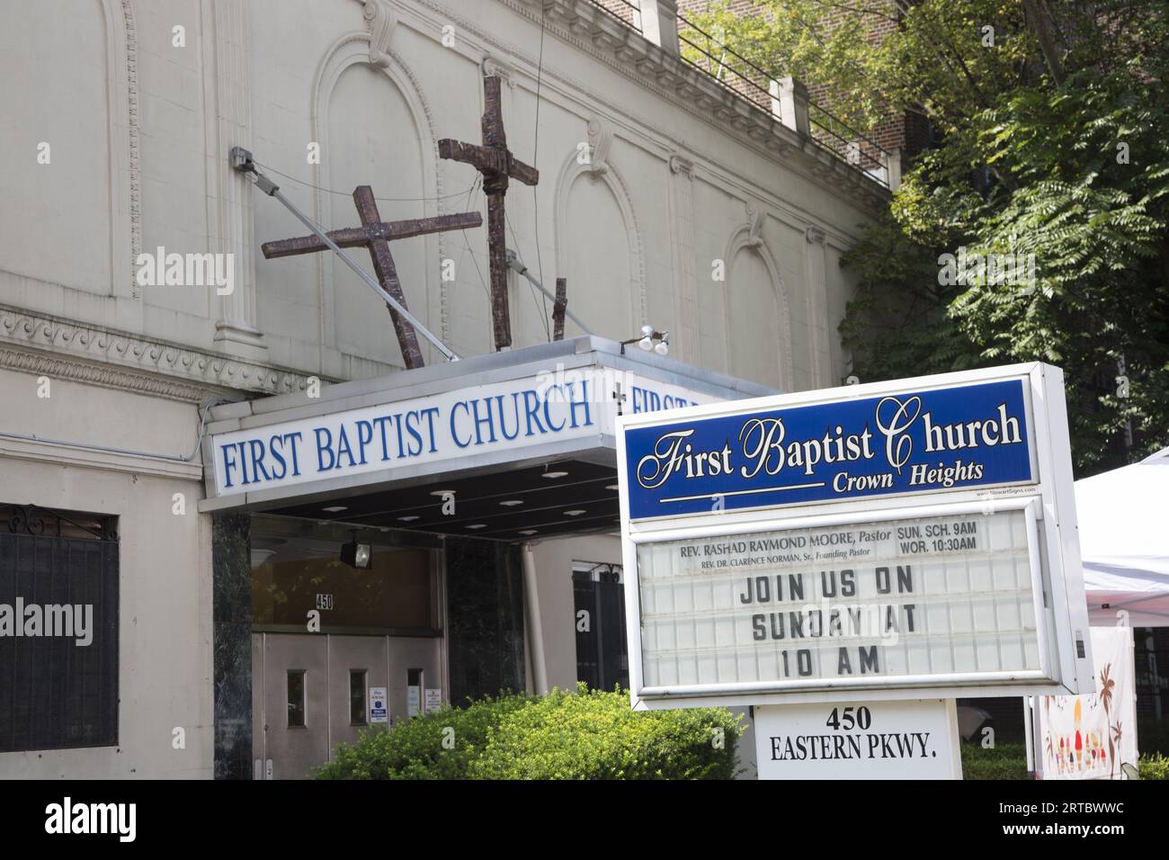 First Baptist Church on Eastern Parkway in the Crown Heights