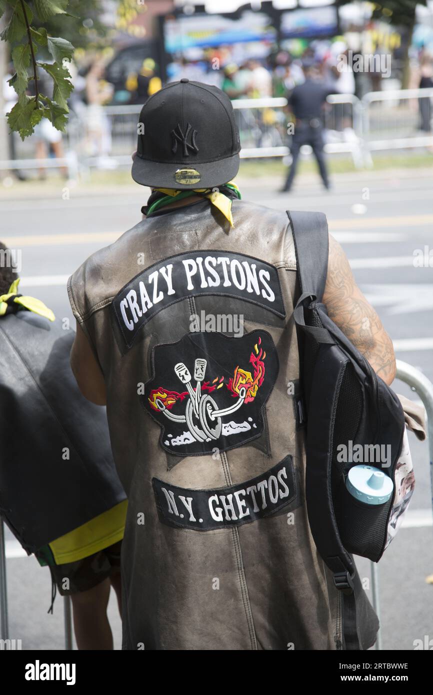 Member of the "Crazy Pistons Motorcycle Club" who work with "Bikers for