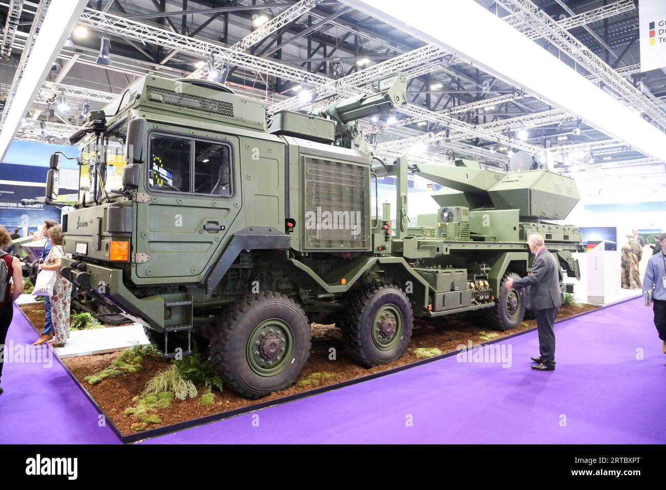 London, United Kingdom. 12th Sep, 2023. Arms manufacturers from all