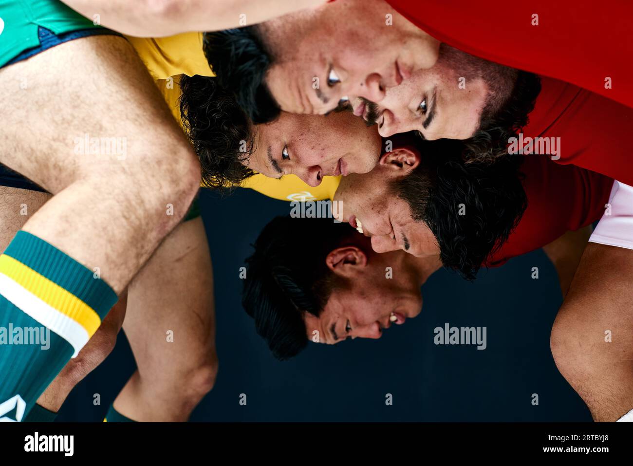 Rugby athletes Stock Photo