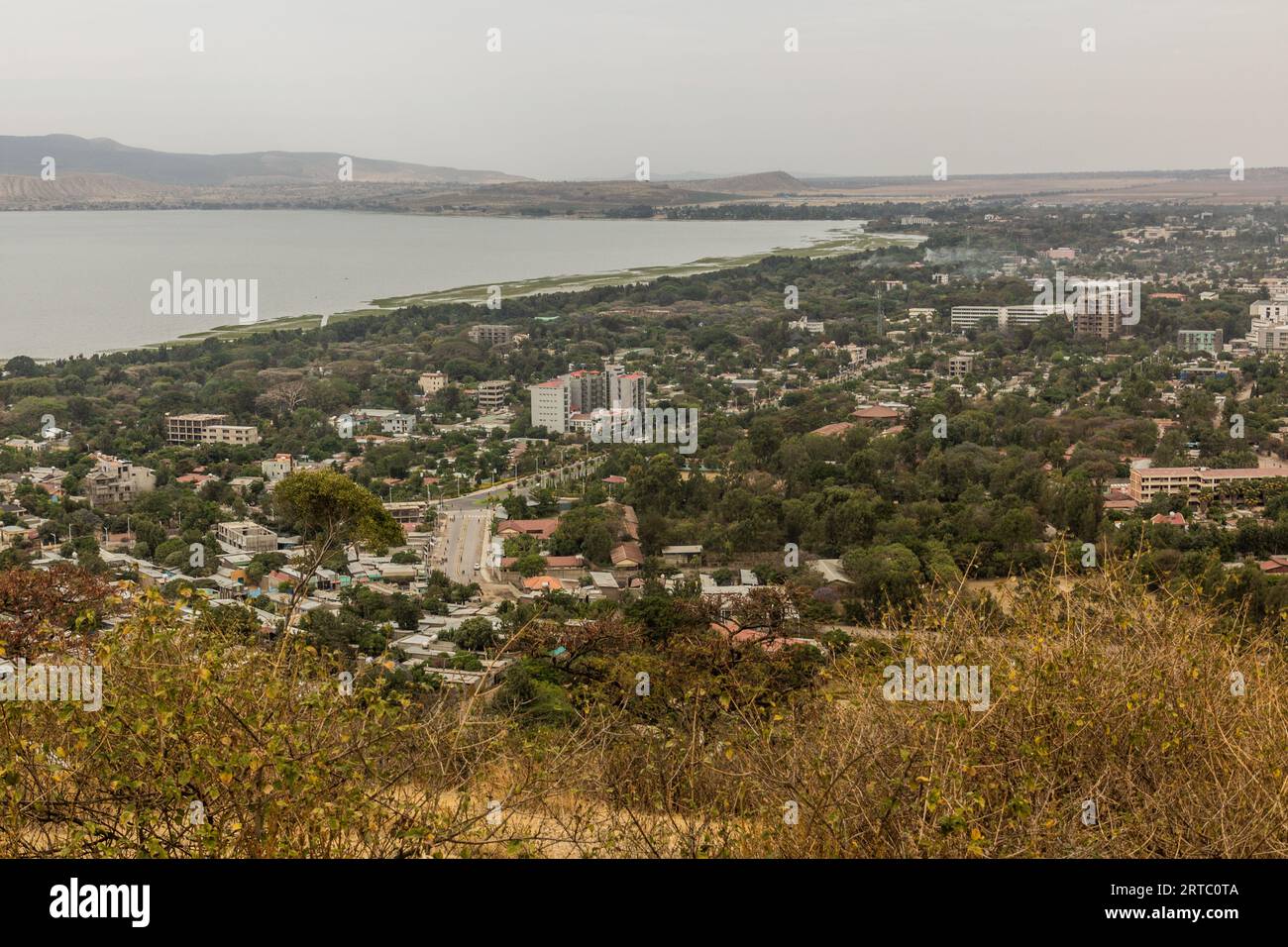 Aerial view of Awassa lake and Hawassa city, Ethiopia Stock Photo - Alamy