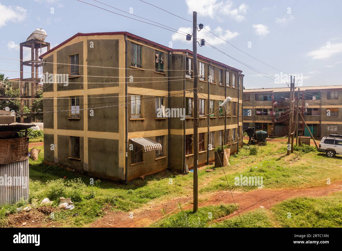Apartment buildings in Arba Minch, Ethiopia Stock Photo Alamy