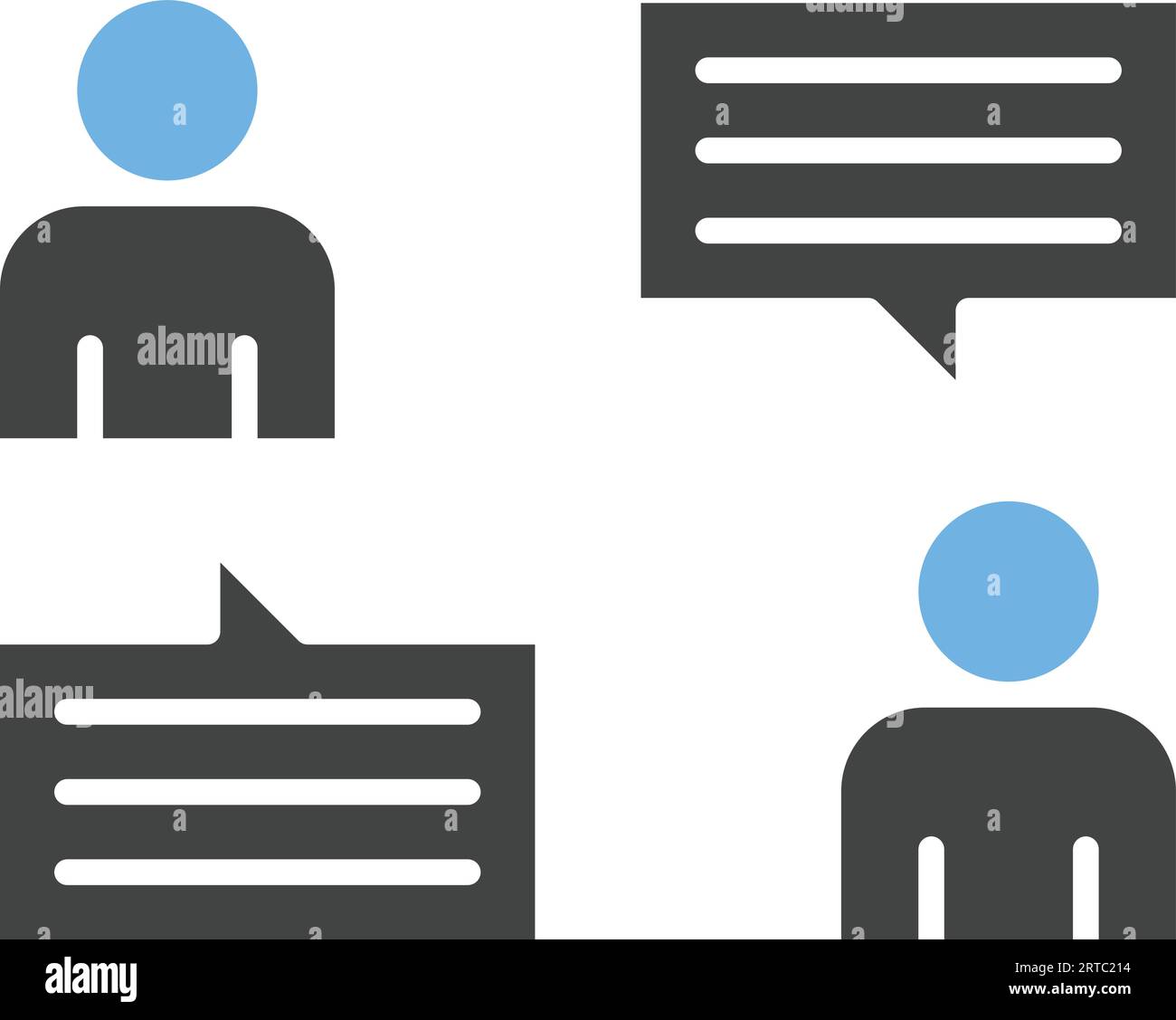 Business Conversation Icon Stock Vector Image & Art - Alamy