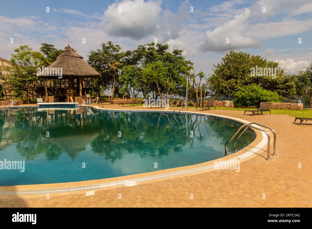 Swimming pool in a lodge near Arba Minch, Ethiopia Stock Photo Alamy