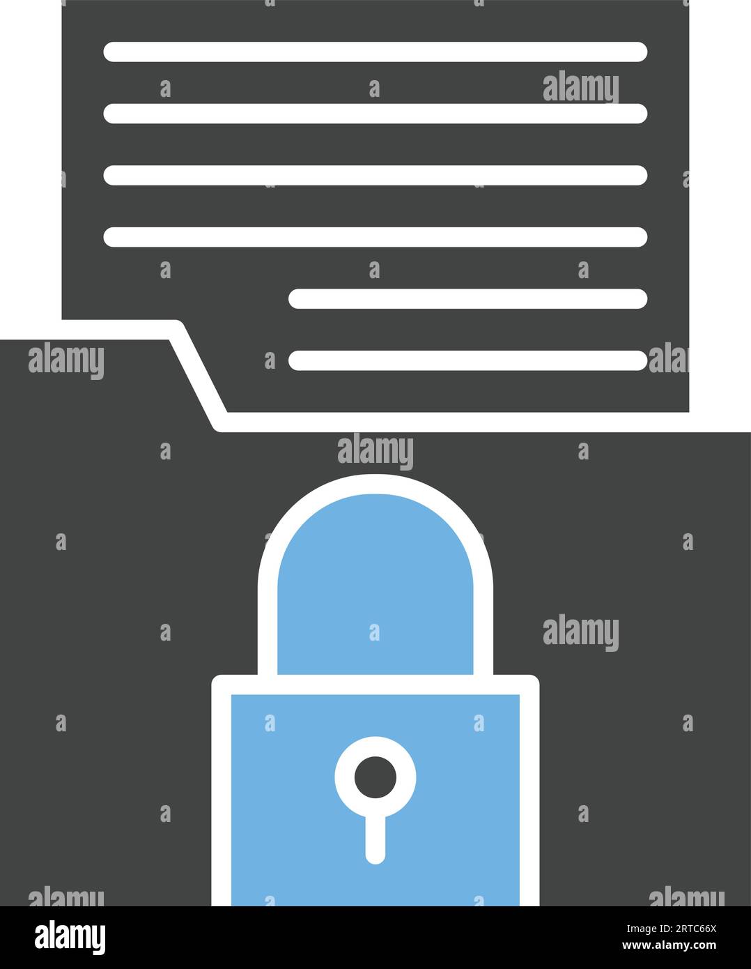 Confidential Project Icon image. Suitable for mobile application. Stock Vector