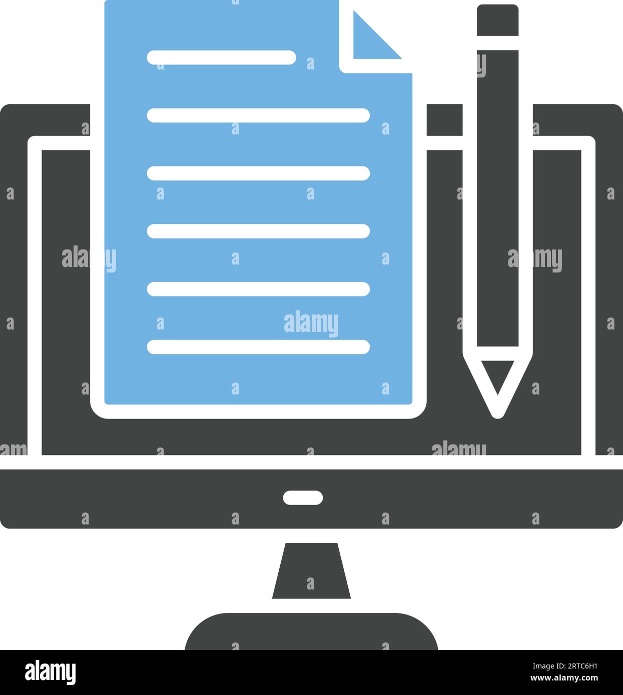 Content Creator Icon image. Suitable for mobile application. Stock Vector