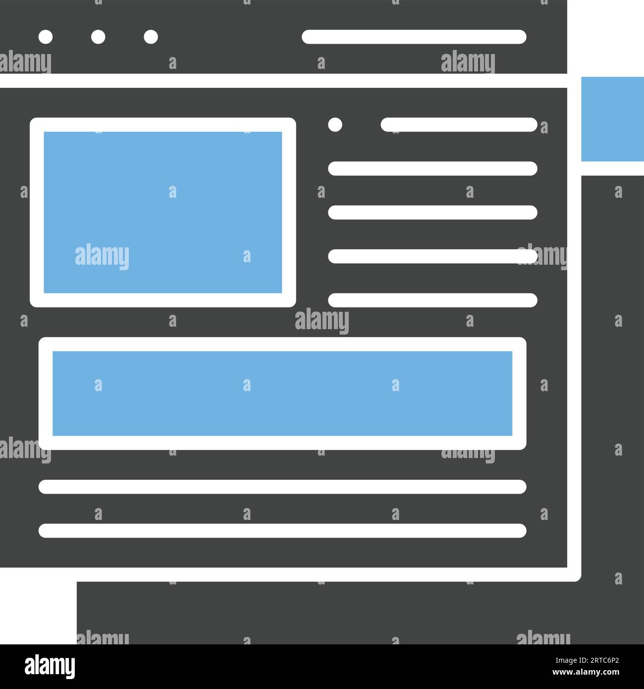 Content Icon image. Suitable for mobile application. Stock Vector