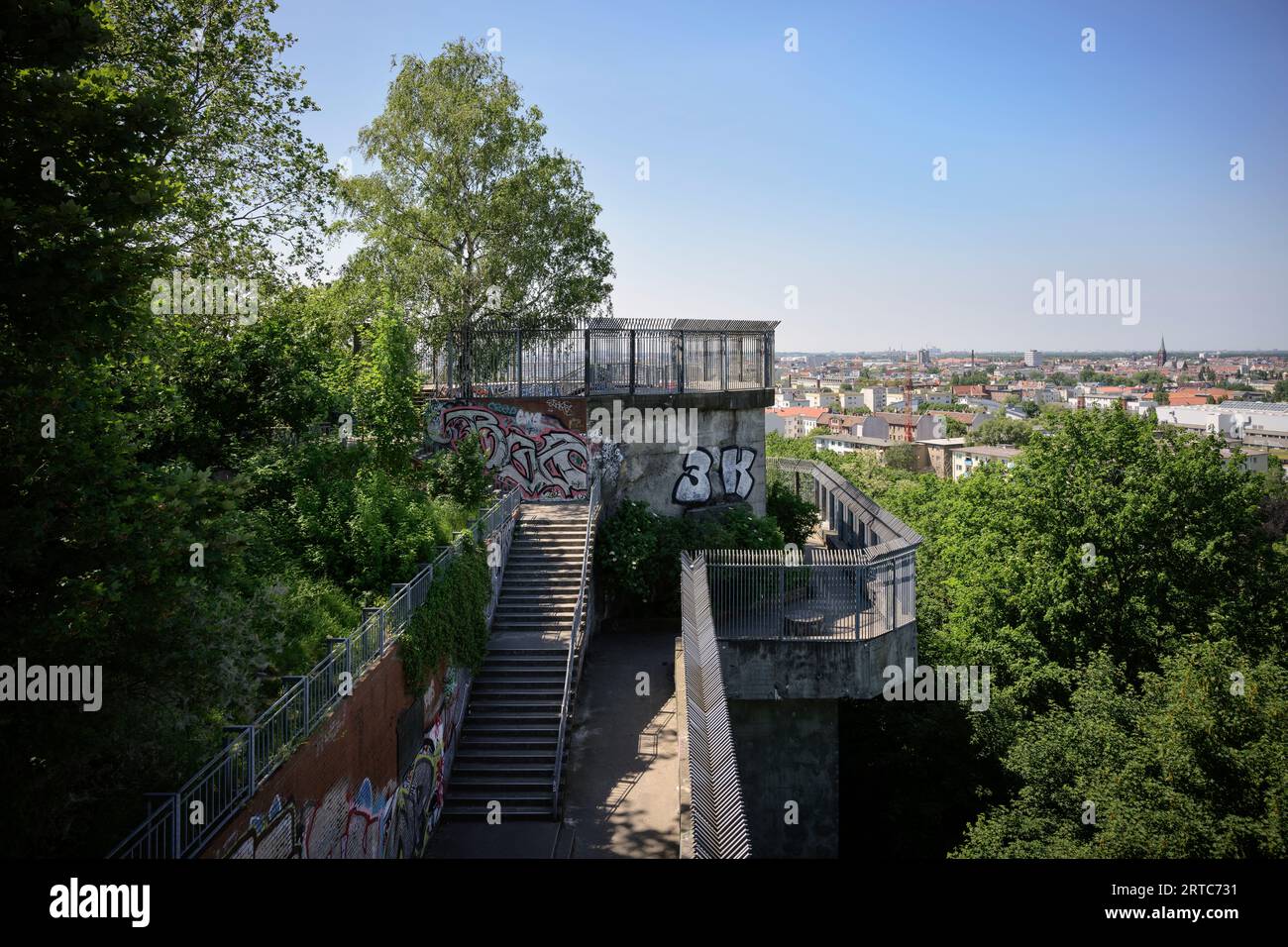 Flak Tower at Humboldthain, Berlin, Germany, Europe Stock Photo - Alamy, image size:1300x956