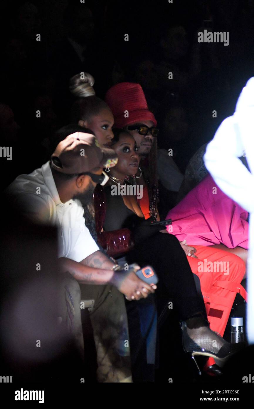New York, USA. 11th Sep, 2023. Celebrities in the front row, including