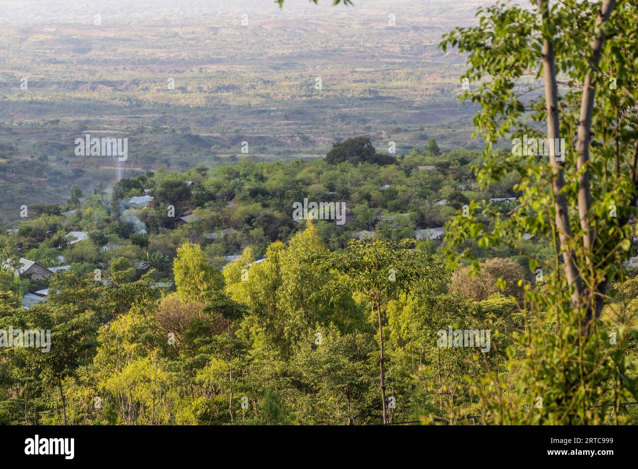 View of Konso culture village, Ethiopia Stock Photo - Alamy