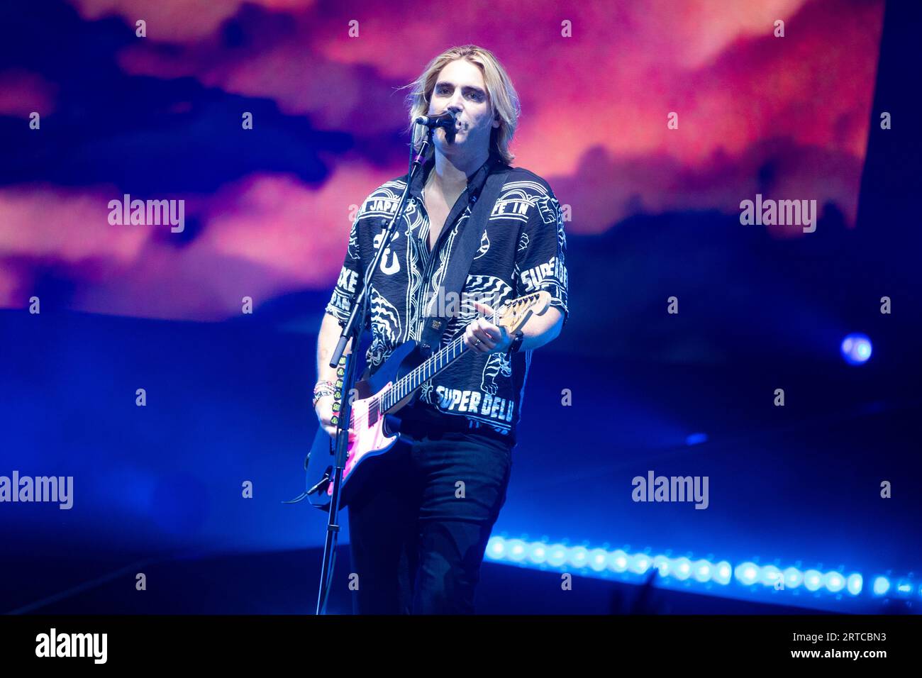 Charlie Simpson of Busted performs on stage at The O2 Arena on ...