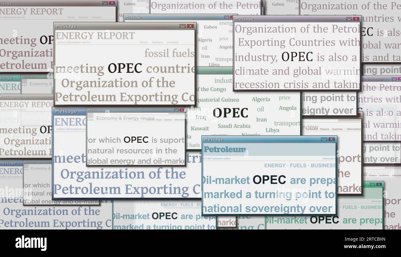 OPEC Organization Petroleum Exporting Countries oil producing export