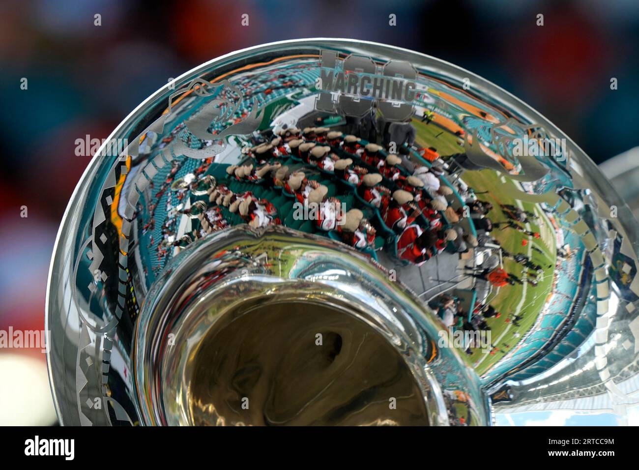 The Florida A&M University Marching 100 band get into formation before ...