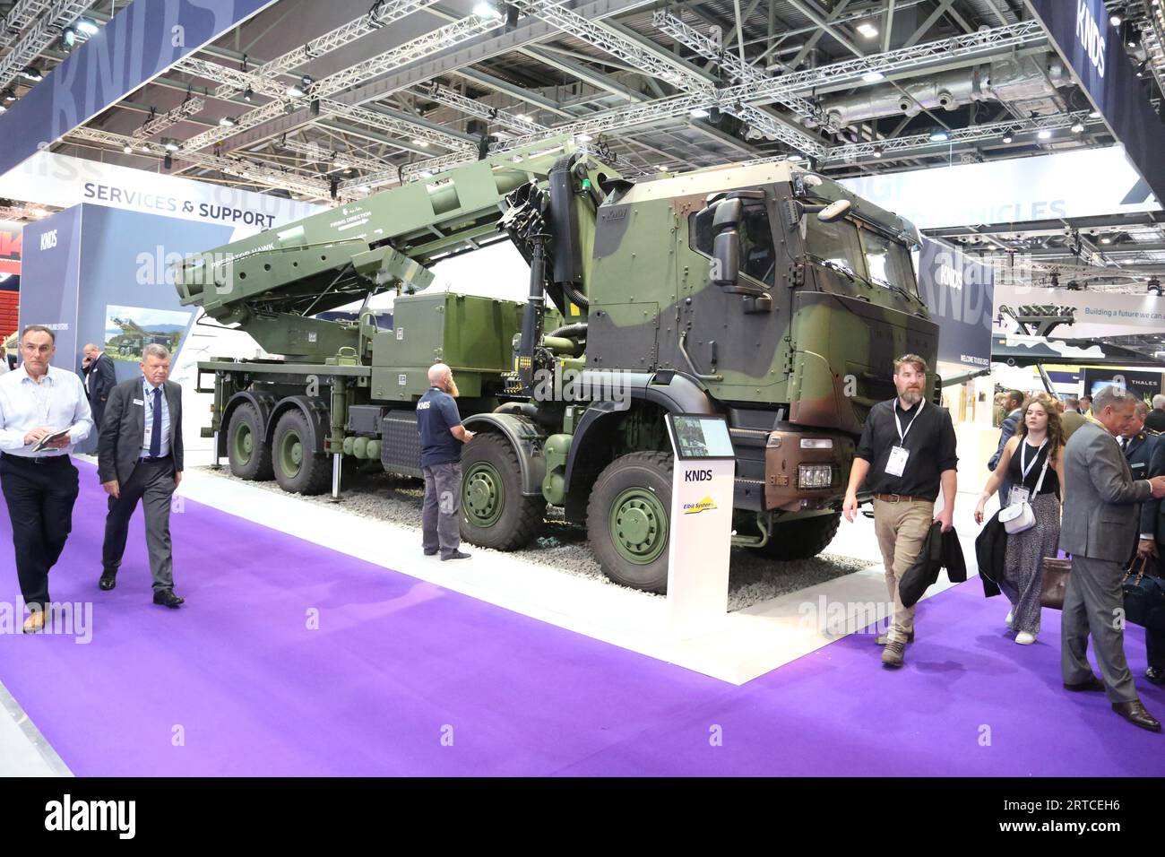 London, United Kingdom. 12th Sep, 2023. Arms manufacturers from all