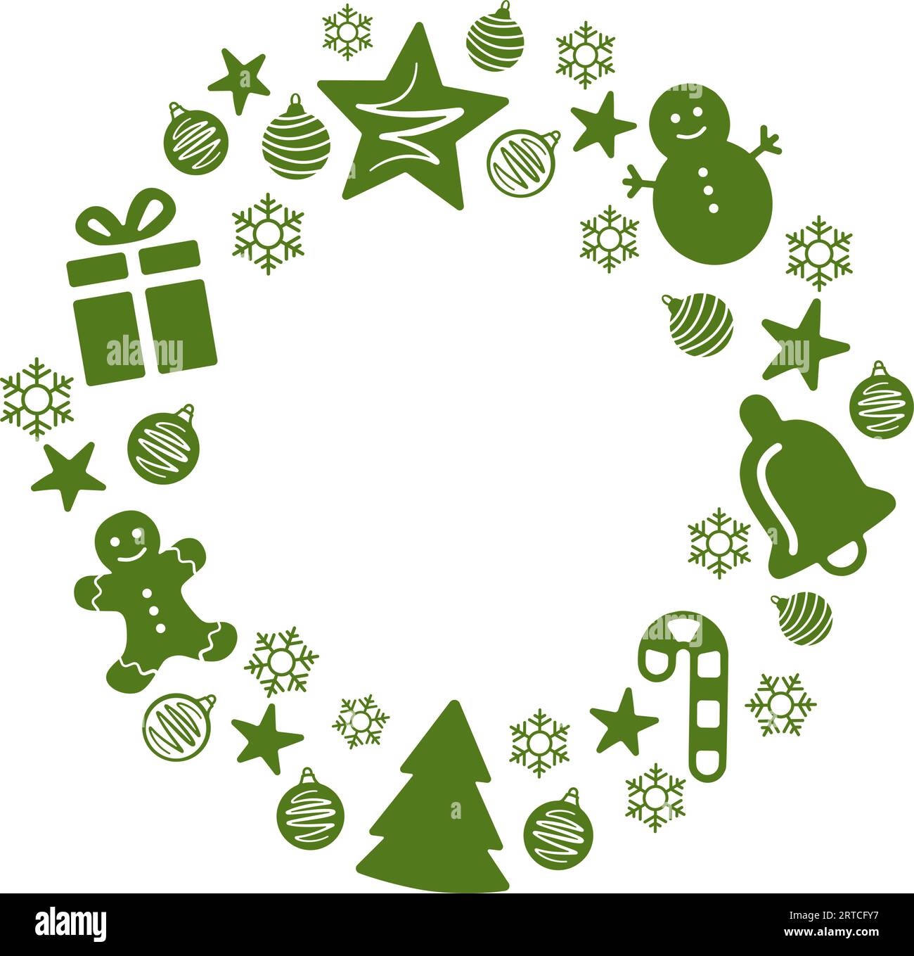 Christmas decorations greeting Stock Vector Images Alamy