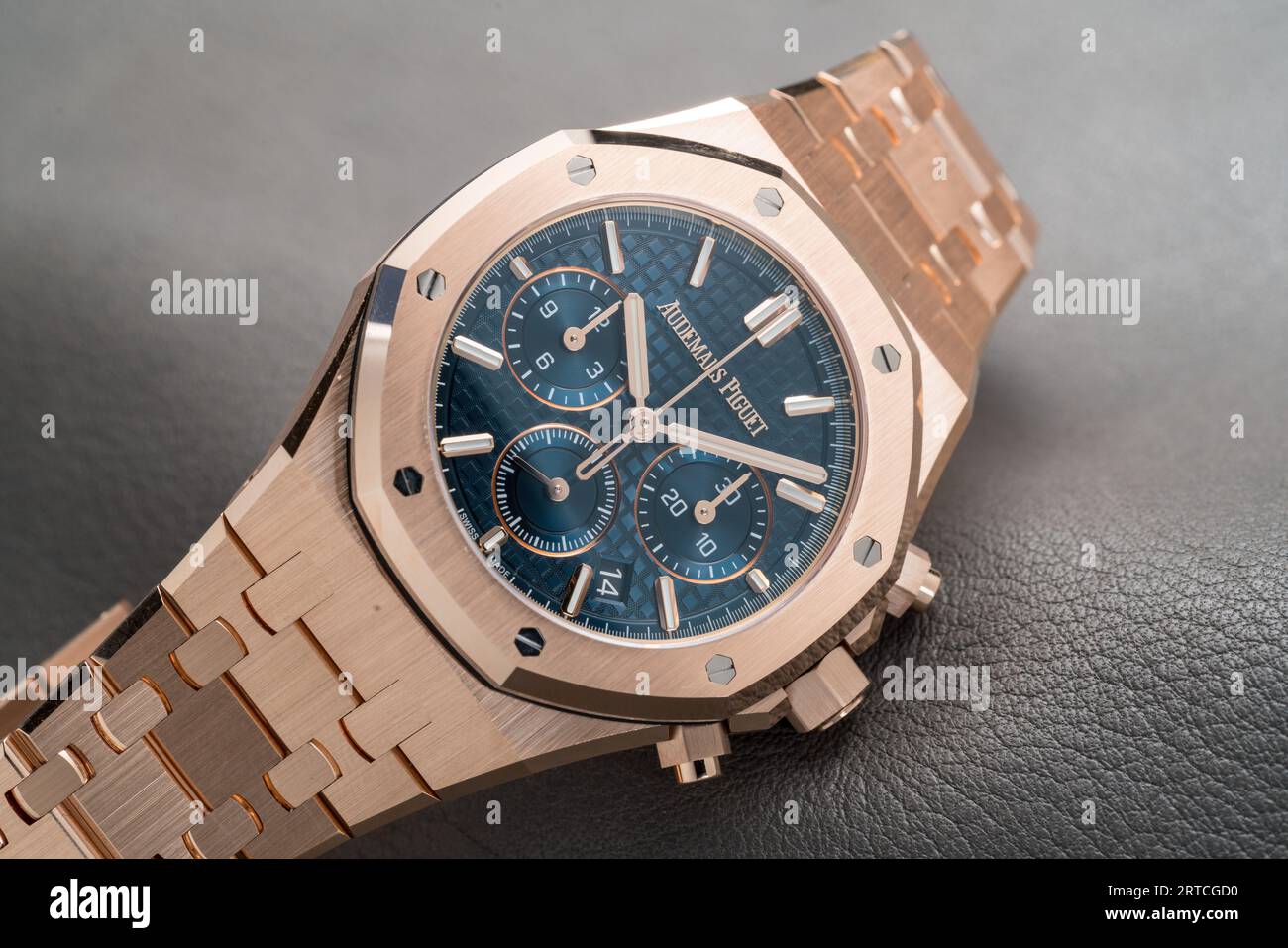 Various Audemars Piguet Royal Oak Models Stock Photo