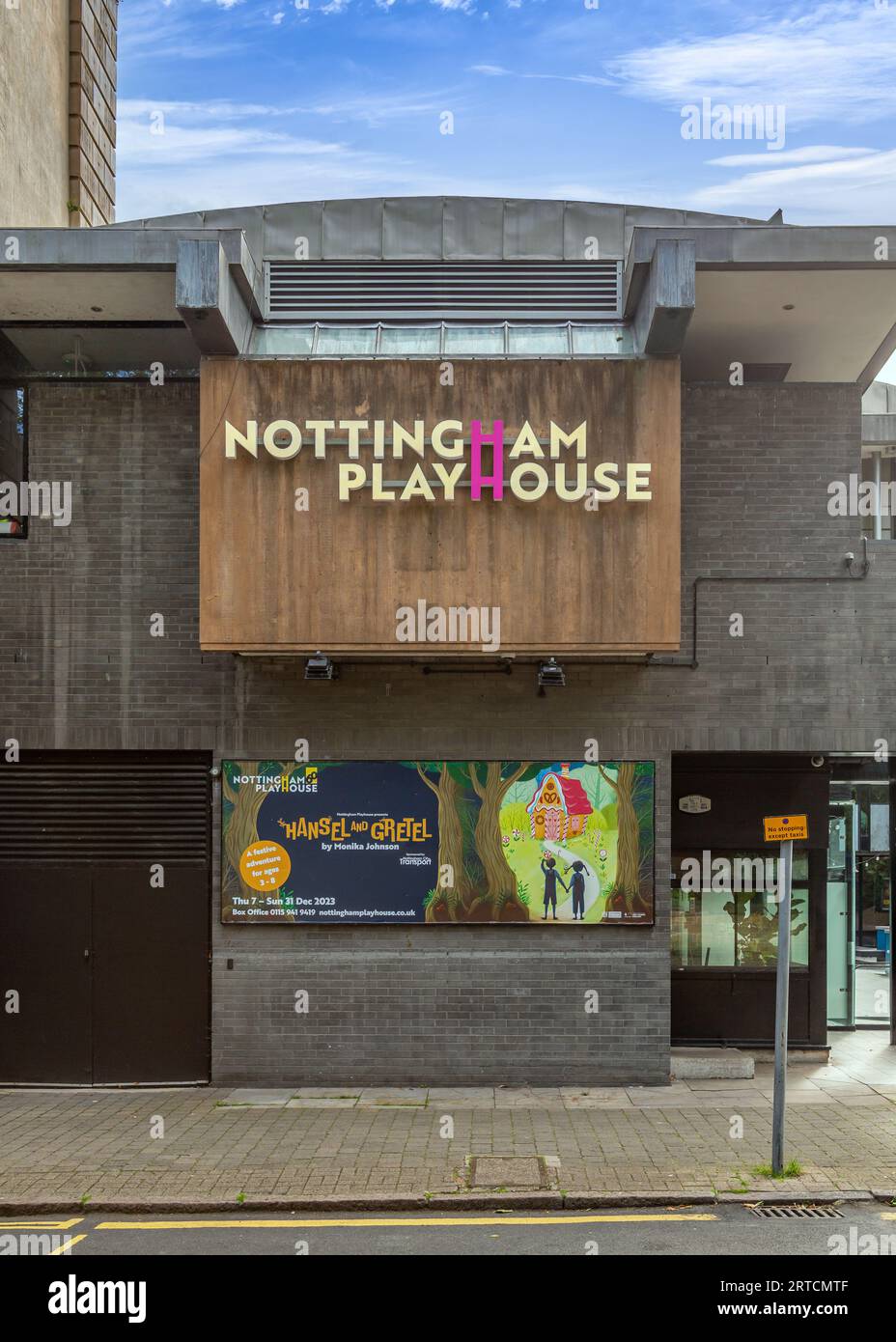 Nottingham Playhouse in the city centre, UK. Stock Photo