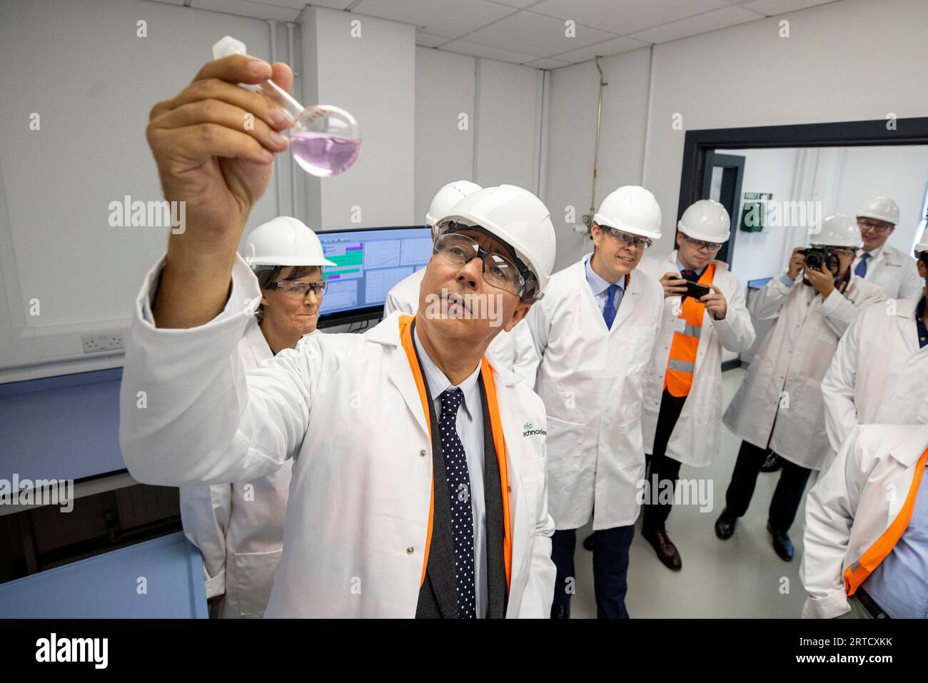 Lord Dominic Johnson the UK's investment minister, who is in Belfast