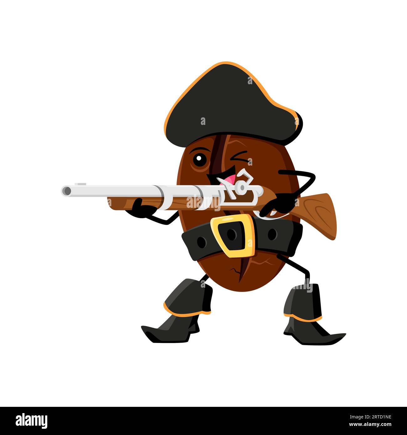 https://c8.alamy.com/comp/2RTD1NE/cartoon-coffee-bean-pirate-character-with-musket-vector-fierce-arabica-grain-personage-ready-for-adventure-on-the-high-seas-funny-buccaneer-with-a-w-2RTD1NE.jpg