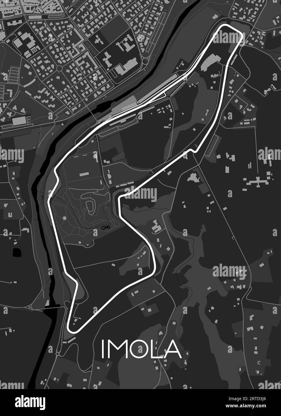 Large Detailed Map Of Imola Imola Karte TQPDL