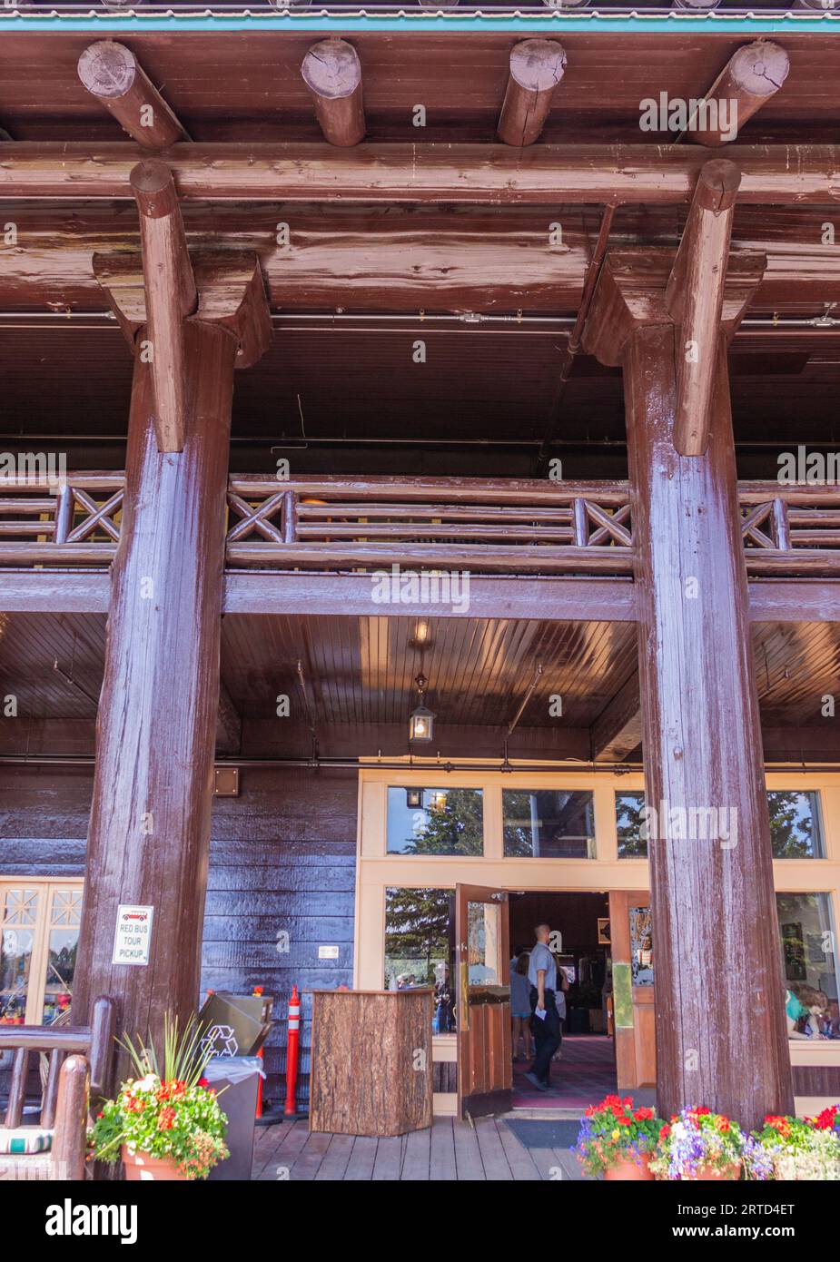 Glacier Park Lodge in East Glacier, Montana, on the eastern gateway to