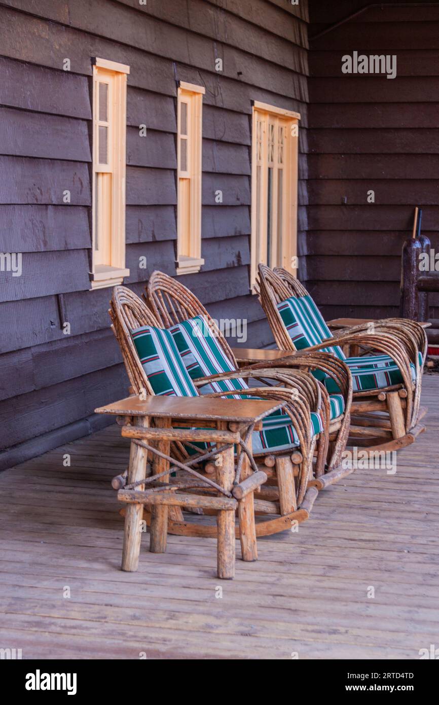 Glacier Park Lodge in East Glacier, Montana, on the eastern gateway to