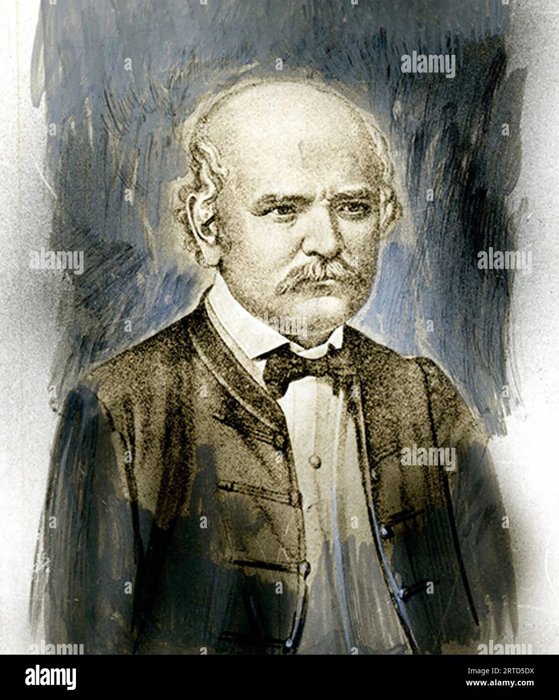 IGNAZ SEMMELWEIS (1818-1865) Hungarian physician and scientist Stock Photo