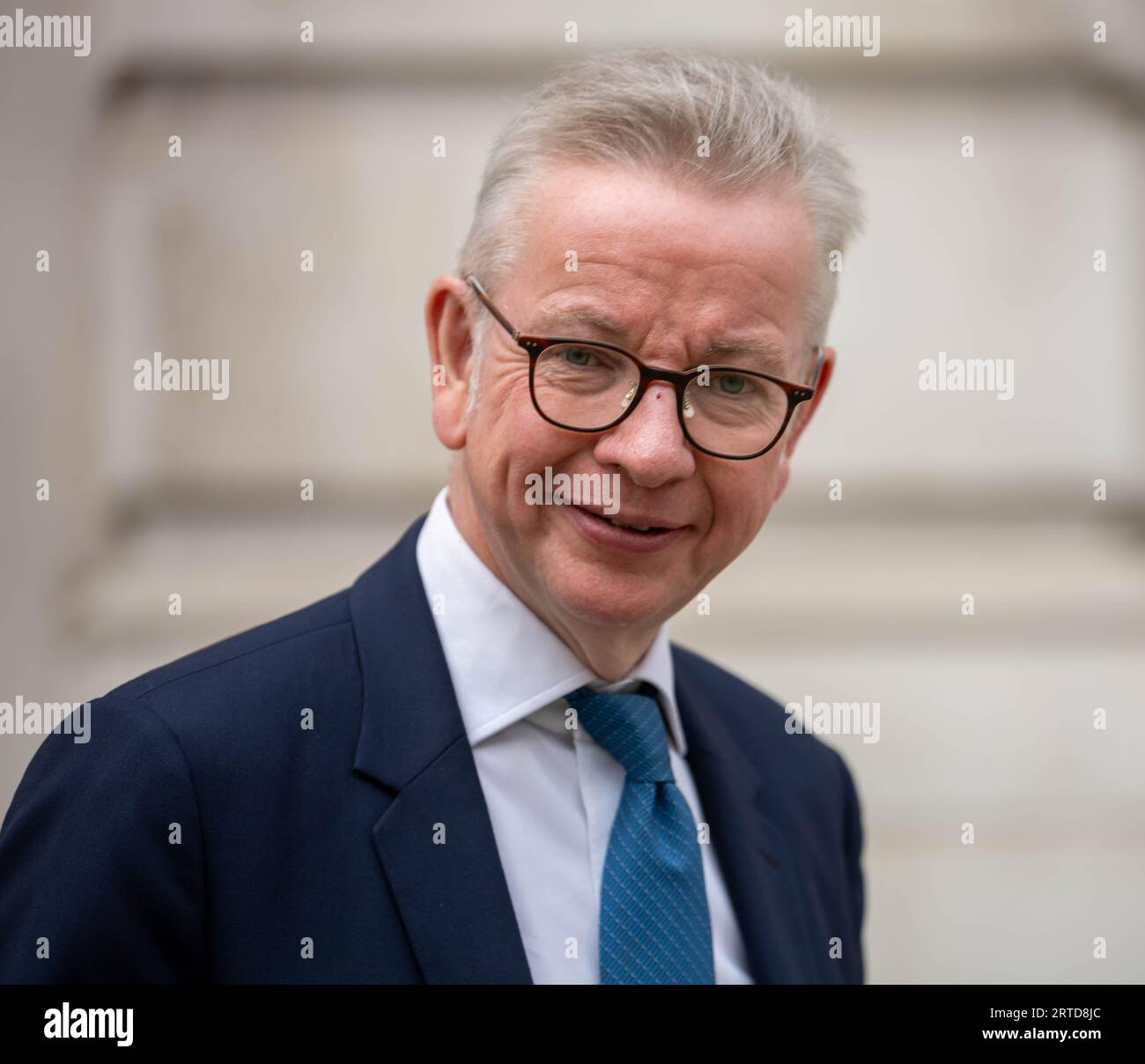 London 12 Sep 2023 Ministers at the Cabinet office 70 Whitehall London UK It is understood that a number of meetings were held to consider the alleged China spy case. Michael Gove, Levelling Up Secretary, Credit: Ian Davidson/Alamy Live News Stock Photo