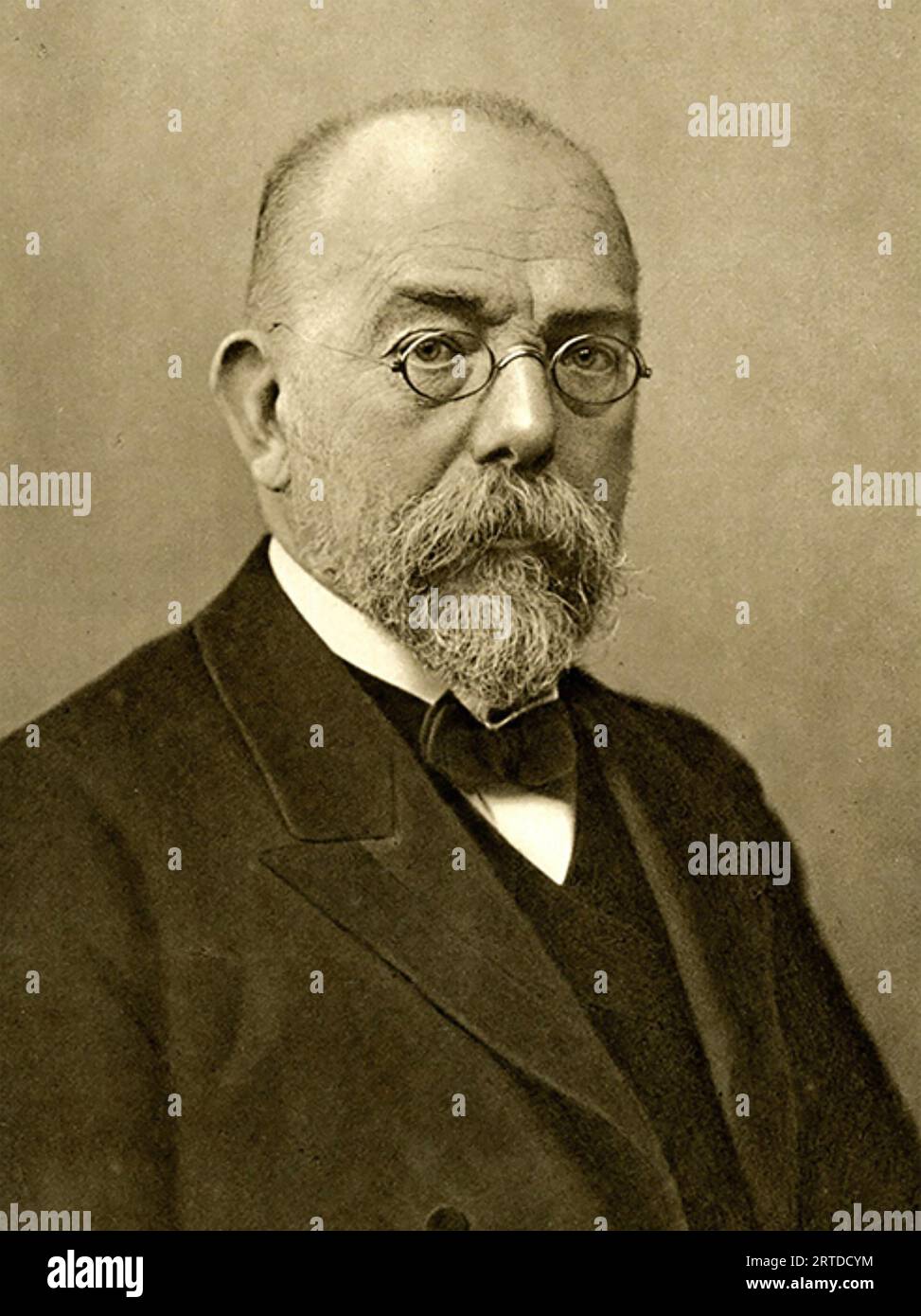 ROBERT KOCH (1843-1910) German physician and microbiologist who discovered the causes of several diseases including cholera Stock Photo
