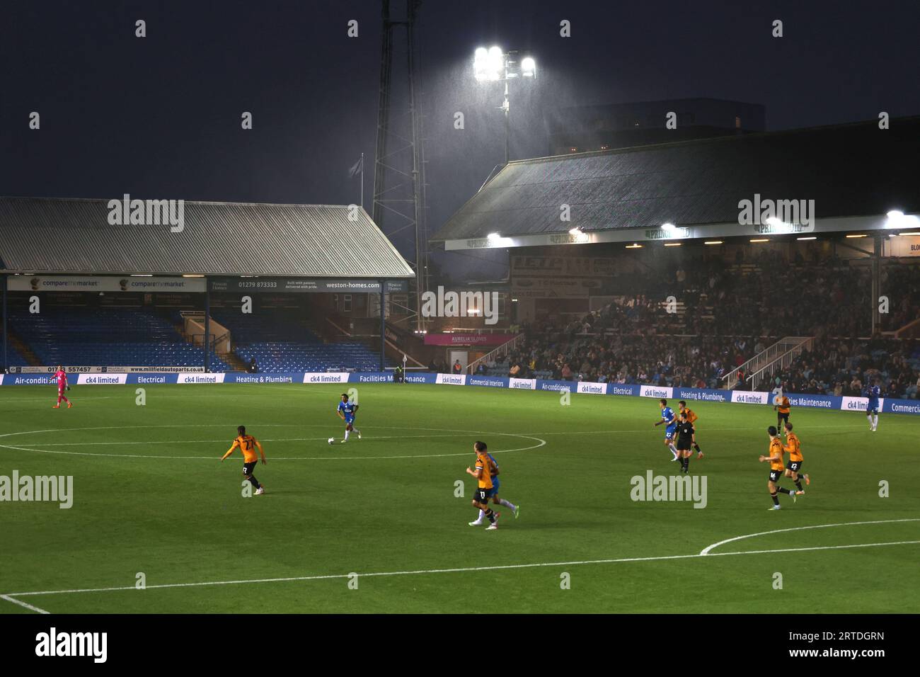 Peterborough, UK. 12th Sep, 2023. Jadel Katongo (PU) on the ball at the